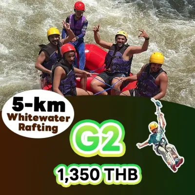 ล่องแก่งพังงา 5 กิโลเมตร แพ็คเกจ G2 ล่องแก่งพังงา 5 กิโลเมตร แพ็คเกจ G2