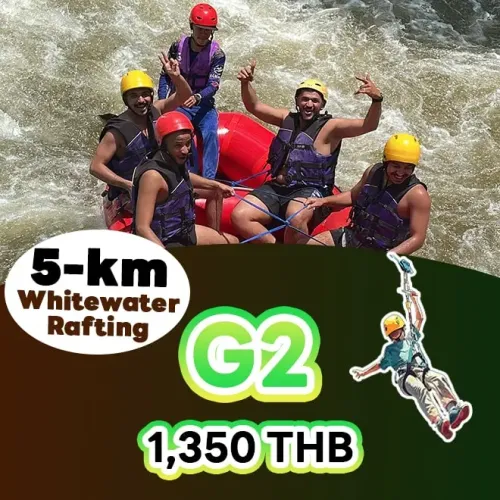 ล่องแก่งพังงา 5 กิโลเมตร แพ็คเกจ G2