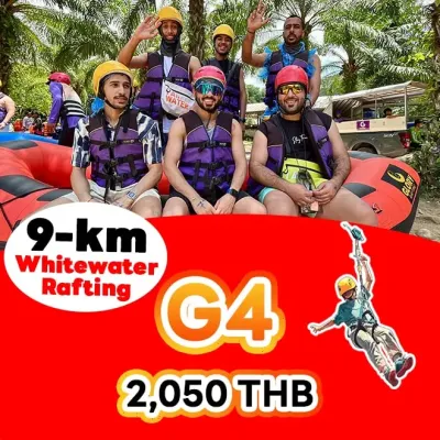 ล่องแก่งพังงา 9 กิโลเมตร แพ็คเกจ G4 ล่องแก่งพังงา 9 กิโลเมตร แพ็คเกจ G4
